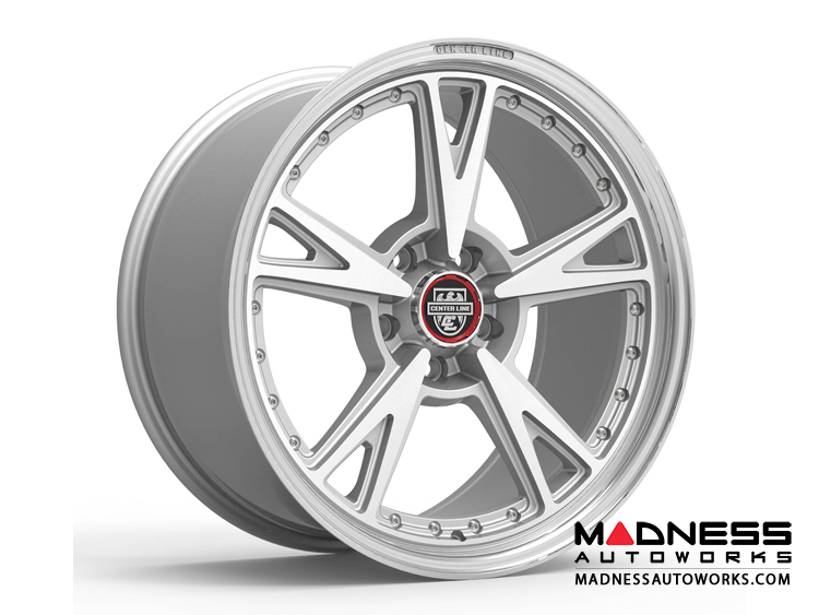 Custom Wheels by Centerline Alloy - MM3MS - Gloss Silver w/ Machined Face
